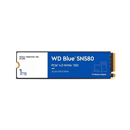 WD 1 TB BLUE SN580 NVME SSD 4150/4150 WDS100T3B0E