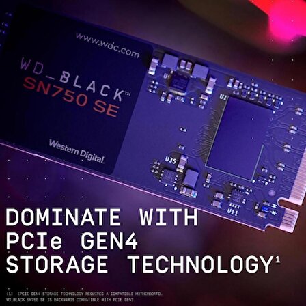 WD 250 GB Black SN750 WDS250G1B0E  3200MB/S 1000MB/S M.2 2280 NVMe SSD Disk