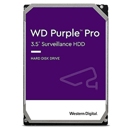 WD Purple WD101PURP 10TB 3.5" 7200RPM 256MB SATA 6GB/s 7x24 Güvenlik Diski
