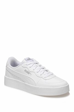 Puma Ayakkabı Sneaker 38014702 Skye Clean White-White-Silver T