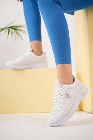 Tstore kadın beyaz günlük spor ayakkabı sneaker 0001