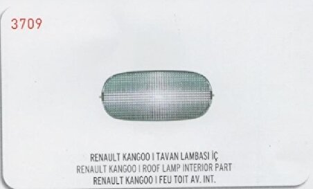 RENAULT KANGOO TAVAN LAMBASI (AMPULLÜ) 7700875893 GU