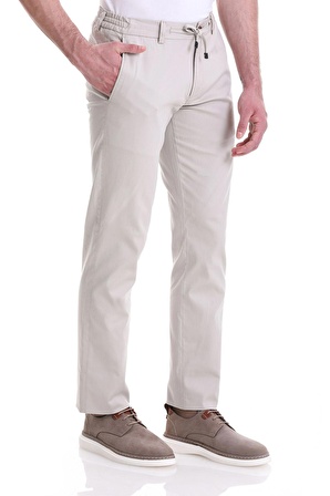 Taş Dinamik Fit Desenli Pamuklu Yandan Cepli Jogger Kanvas Pantolon | 33