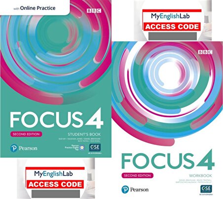 Focus 4 Student's Book + Workbook  2nd Edition with Online Practice  (Online Access Code lu)