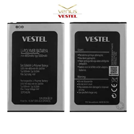 Vestel Venüs V4 Pil Batarya İthal