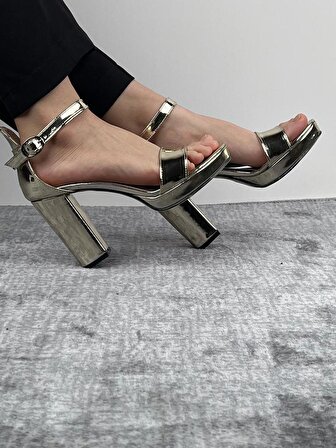 Ressome Kadın Platform Topuklu Abiye Ayakkabı