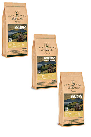 Borneo Blend Endonezya Kahvesi Üçlü Avantaj Paketi ! 250 Gr x 3