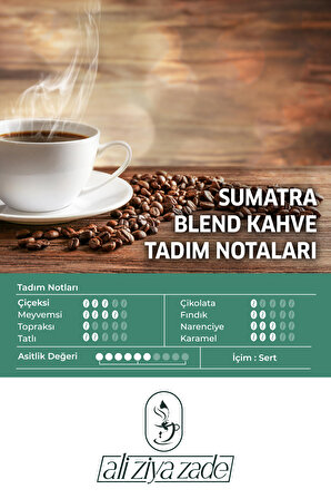 Sumatra Blend Endonezya Kahvesi Üçlü Avantaj Paketi ! 250 Gr x 3