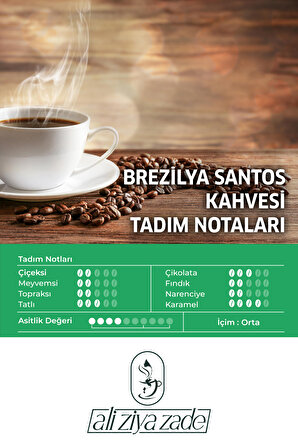 Brezilya Santos Kahvesi Üçlü Avantaj Paketi 250 Gr x 3