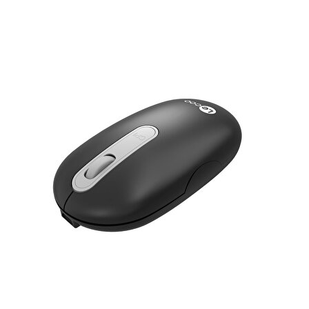 Lecoo WS207 Şarj Edilebilir Kablosuz Mouse-SİYAH