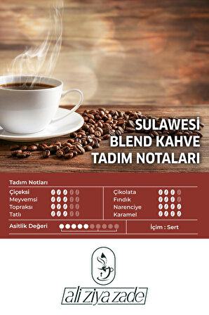 Sulawesi Blend Endonezya Kahvesi Üçlü Avantaj Paketi ! 250 Gr x 3