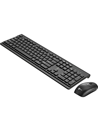 Lenovo Lecoo KW203 2.4ghz Kablosuz Türkçe Q Klavye & Mouse Set Siyah