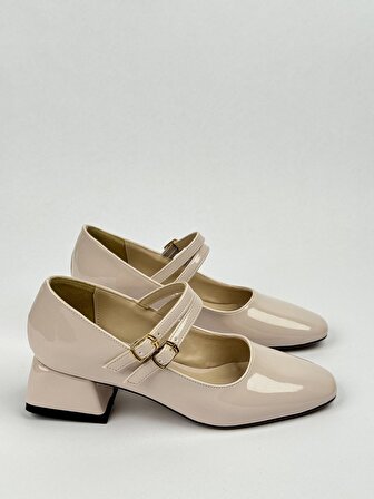 Mary Jane Düşük Topuk Klasik Ayakkabı