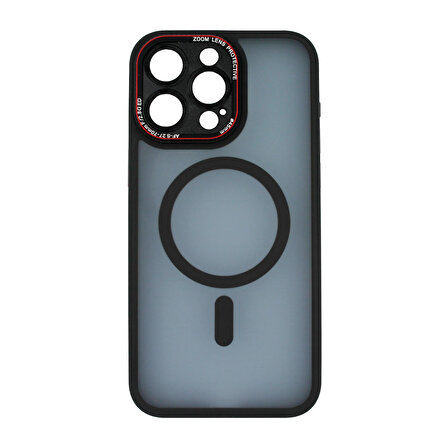 iPhone 15 Pro Max Sonic Kılıf MagSafe Şarj Destekli Kamera Korumalı Hoparlör Toz Korumalı