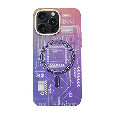 iPhone 14 Pro Max Lute Kılıf MagSafe Şarj Destekli Kamera Korumalı Fosforlu Parlayan Kılıf