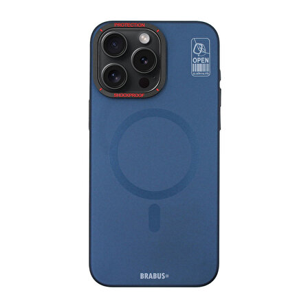 iPhone 15 Pro Max Hiper Kılıf Standlı MagSafe Şarj Destekli Kamera Korumalı Darbe Önleyici Kılıf