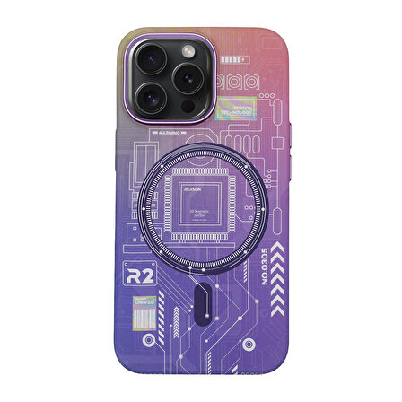 iPhone 14 Pro Lute Kılıf MagSafe Şarj Destekli Kamera Korumalı Fosforlu Parlayan Kılıf