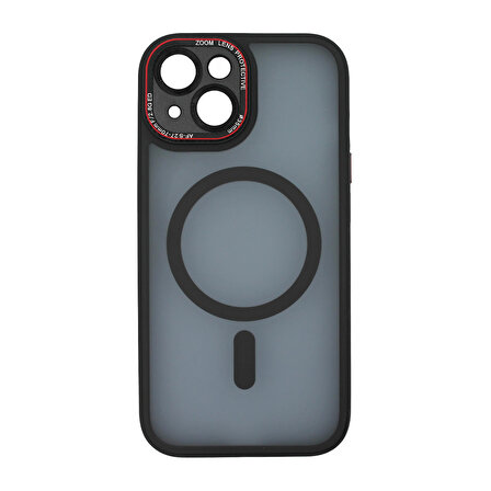 iPhone 15 Sonic Kılıf MagSafe Şarj Destekli Kamera Korumalı Hoparlör Toz Korumalı