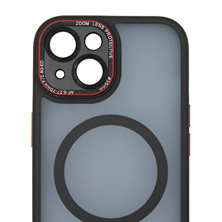 iPhone 15 Sonic Kılıf MagSafe Şarj Destekli Kamera Korumalı Hoparlör Toz Korumalı