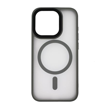iPhone 15 Pro Max Deep Kılıf MagSafe Şarj Destekli Kamera Korumalı Darbe Önleyici Kılıf
