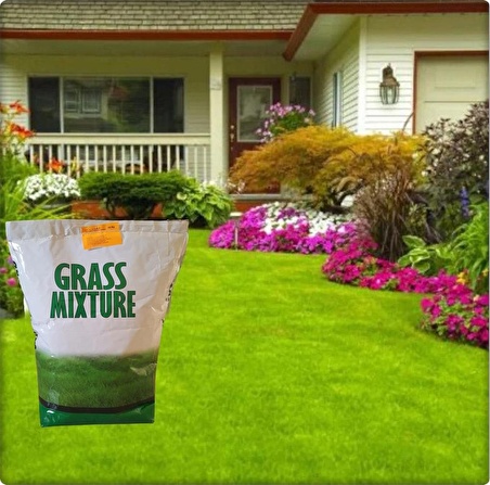 GrassMixture 6 Farklı Çim Tohumu Karışımı(5 kg) 