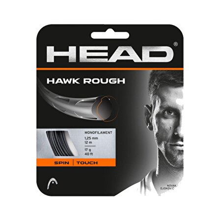 Head Hawk Rough 1.25 Siyah Tekli Kordaj