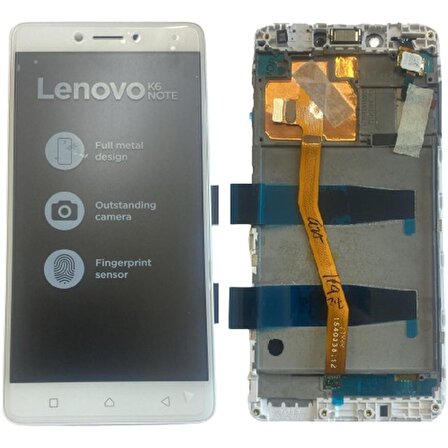 Lenovo K6 Note Çıtalı Servis Lcd Ekran