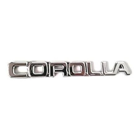 Toyota COROLLA YAZISI Efsane Kasa Bagaj Corolla Yazısı
