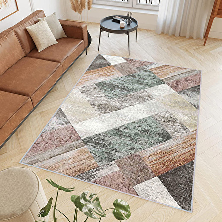 Dijital Baskı Yıkanabilir Kaymaz Taban Salon Halısı Ve Yolluk RVG0399