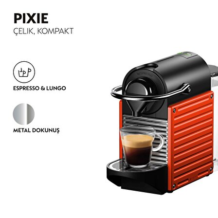 Nespresso C66R Pıxıe Red Kahve Makinesi