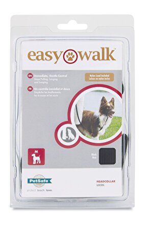 PETSAFE Easy Walk™ Headcollar - Köpek Kafalıklı Tasma Siyah Medium ( 11.4 Kg.-27.2 Kg)