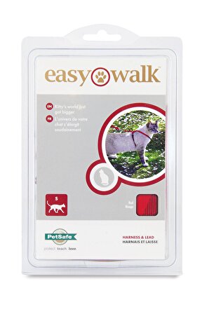 PETSAFE Easy Walk® Cat Harness Kedi Gezinti Tasması Kırmızı Small ( 23 - 28 cm )