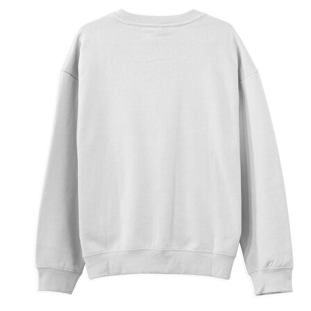 Phoenix  Baskılı Beyaz Sweatshirt