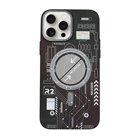 iPhone 13 Pro Max Lute Kılıf MagSafe Şarj Destekli Kamera Korumalı Fosforlu Parlayan Kılıf