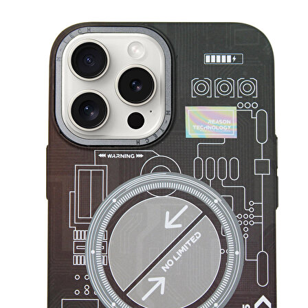 iPhone 13 Pro Max Lute Kılıf MagSafe Şarj Destekli Kamera Korumalı Fosforlu Parlayan Kılıf