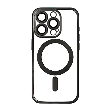 iPhone 15 Pro Max Bombo Kılıf Kamera ve Lens Koruyuculu Hoparlör Toz Korumalı Kılıf