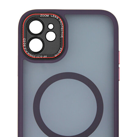 iPhone 11 Sonic Kılıf MagSafe Şarj Destekli Kamera Korumalı Hoparlör Toz Korumalı