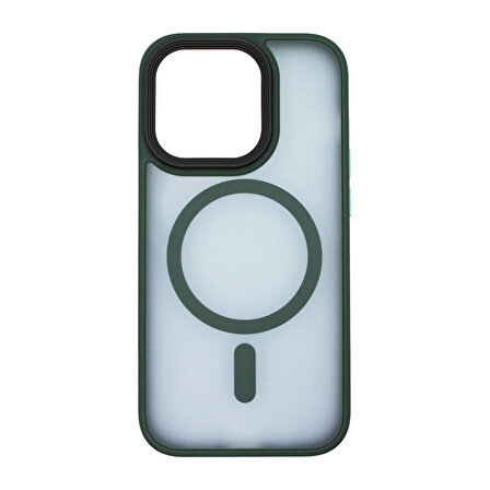 iPhone 14 Pro Deep Kılıf MagSafe Şarj Destekli Kamera Korumalı Darbe Önleyici Kılıf