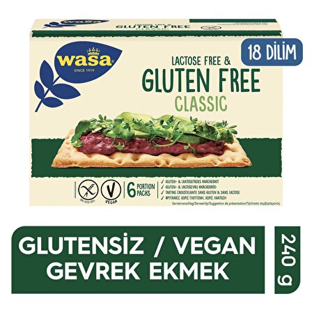 Wasa Gluten Free/ Glutensiz 240 Gr