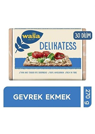 Wasa İnce - Delikatess Gevrek Ekmek 3 Adet 270g