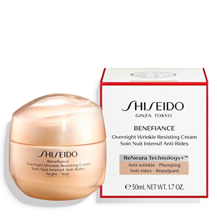 Shiseido Benefiance Overnight Wrinkle Resisting Cream Nemlendirici 50 ML 