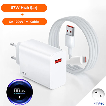 Schitec USB 20 Watt Hızlı Şarj Aleti Beyaz