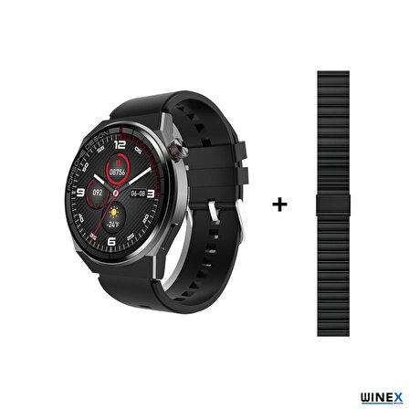 Winex Watch GT3 Pro Siyah Akıllı Saat