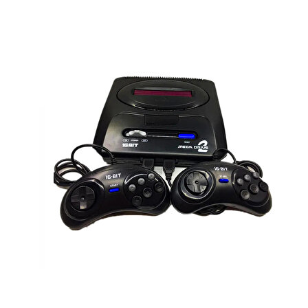 Sega Mega Drive 2 48 Oyunlu Efsane Retro Oyun Konsolu 16-Bit Çift Kol