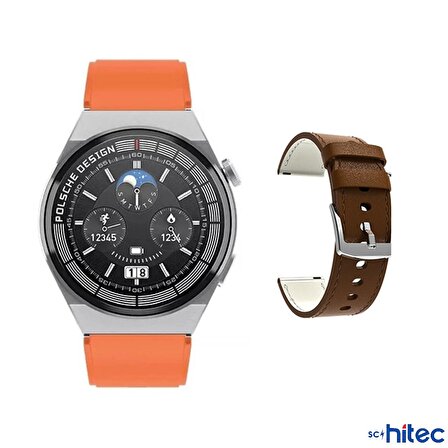 Schitec Watch GT3 Max Turuncu Akıllı Saat