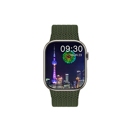 Winex Watch HK9 Pro Plus Yeşil Akıllı Saat