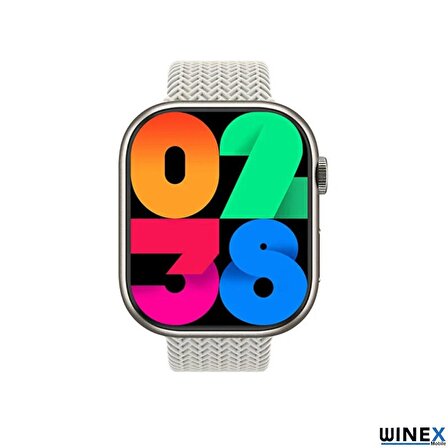 Winex Watch HK9 Pro Plus Beyaz Akıllı Saat