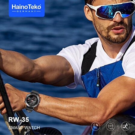 Haino Teko Watch RW35 Amoled Ekran Android İos HarmonyOs Uyumlu Akıllı Saat Siyah