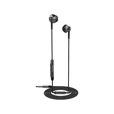 Tecno Camon 20 Pro 5G Rock R2 Kablolu Mikrofonlu Kulaklık Siyah