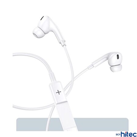 ScHitec Pro3 3.5mm Jack Girişli Mikrofonlu Kulaklık Beyaz  